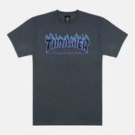 Thrasher Flame Logo-Dark Heather T-Shirt < Jimi Skate Shop >