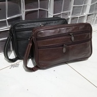 Men's Handbag Made of Genuine Leather,/ Genuine Leather Handbag, Imported Genuine Leather Pouch Bag