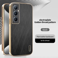 Realme C53/C51/Realme Note 50/C63 4G/C61/C65 4G/C67 4G/C75/GT 6/GT 7 Pro CaseElectroplated Frame PU 
