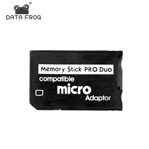 DATA FROG 1Single and Dual Slot Card Reader for PSP Series Micro SD SDHC TF to Memory Stick MS Pro D