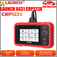 Zior เครื่องสแกน OBD2 X431 CRP123X เครื่องมือวินิจฉัยรถเครื่องอ่านโค้ดอัตโนมัติ ENG ที่ ABS SRS การว