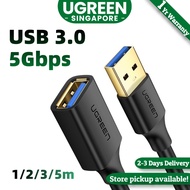UGREEN USB Extension Cable USB 3.0 Extender Cord Type A Male to Female Data Transfer Lead for Playstation Xbox Oculus VR USB Flash Drive Card Reader Hard Drive Keyboard Printer Camera