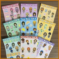 ∬ ✎ ✺ Toca Life Toca Boca Laminated Sticker Sheets
