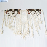 White Belly Dance Costumes Belt Tassel Coin Scarf Hip Gypsy Style Handmade Dance Accessories