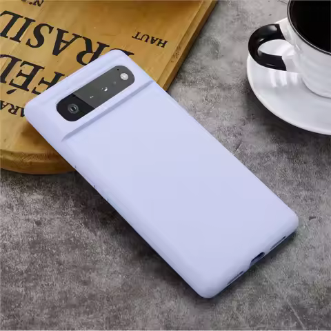 For Google Pixel 7 Pro 7A Shockproof Square Liquid Silicone Phone Case Google Pixel 8 Pro 8A Fundas 