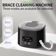 USNOW Denture Cleaner, USB Electric Multi-Function Braces Cleaner, Box Cleaning 50 KHZ Rechargeable 