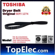 ORIGINAL TOSHIBA WASHER BELT TW-BL115A2M BELT TW-BK115GF4M 6EPJ1274 TWD-BJ120M4M TWD-BM115GF4M 6EPJ 