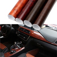 1 Roll 30*100cm Car Wrap Film Auto Decors Protective Film Wood Grain Textured Center console film 3D