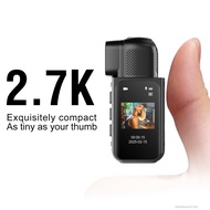 2.7K Mini Action Camera Portable Portable Magnetic Sports Camera สำหรับการเล่นปั่นจักรยานและการผจญภั