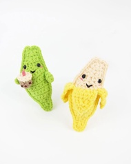 【台灣特色】喝珍珠奶茶的台灣 鑰匙圈 別針