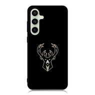 Case Phone Series Samsung A56 A36 A26 A55 A54 A53 A52 A51 A50 5G Tpu Softcase Milwaukee Bucks Black