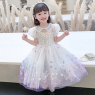 dress baby girl dress kids girl baby dress Elsa Princess Summer Dress for Kids