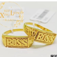 Xing Leong 916 Gold Boss Ring/916. Gold Boss Ring