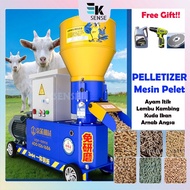 Pure Copper Motor🔥Farm Pelletizer Feed Mesin Pelet Makanan Haiwan Dedak Ladang Ayam Lembu Kambing Pe