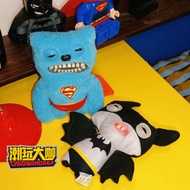 FUGGLER DC Batman Superman Teeth Monster Plush doll Ugly Cute Gift for Girls