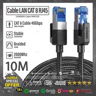 STP Ugreen Cat8 RJ45 Lan Cable 1000CM Length 10M/ 10 Meter/ - 40Gbps High Speed | Round Cable !!