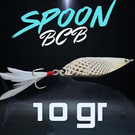 Umpan Pancing Spoon metal Lure Bulu angsa 15gr | 20gr | 30gr | 40gr