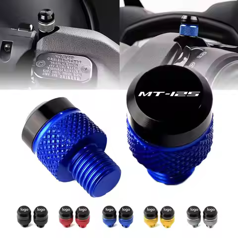 For Yamaha MT 125 MT125 Motorcycle CNC Rearview Side Mirror Hole Cap Plug Accessories