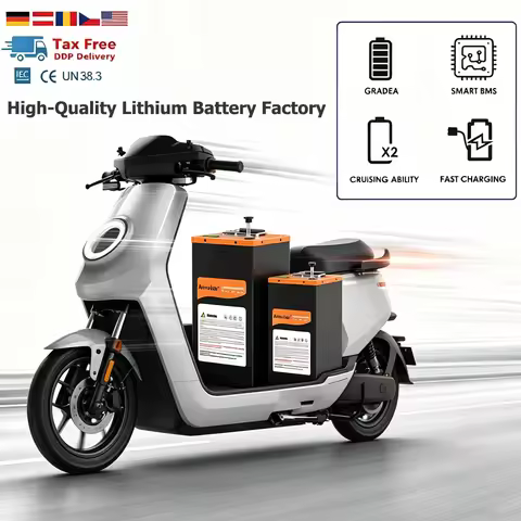 X-Power LiFePO4 Lithium Battery Pack 24V/36V/48V/72V/80V/96V 50-400Ah BMS 1000W Ebike Scooter Motorb