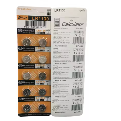 AG10 LR1130 Batteries 389A LR1130 LR54 L1131 SR1130 1.55v High Capacity Button Cell Coin Battery for