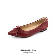 Sweet Palettes รองเท้าหนังแกะ New Janne Ruby