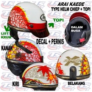 Arai motif helmet, copy arai helmet, kaede motif for ngonten
