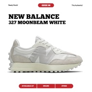 New Balance 327 Moonbeam White 100% Original Sneakers Casual Men Women Shoes Ori Shoes Men Shoes Women Running Shoes New Balance Original