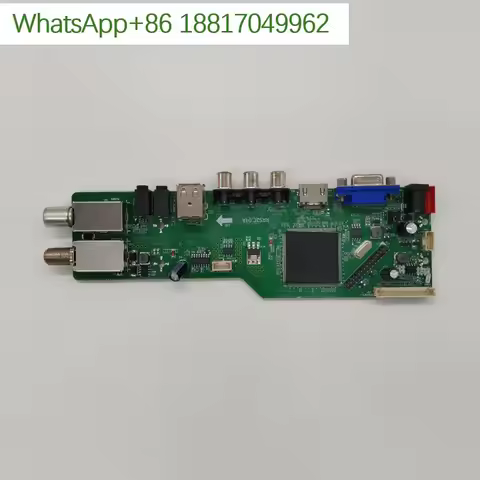 New LCD TV motherboard RR52C.04A digital standard DVB-T2 DVB-S2 TNT DVB-C