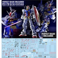 YAN FLAME GHOST PG 1/60 PGU RX-78-2 2.0 Fluo Type Water Slide Decal (YANPG001)