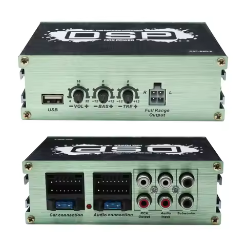 Car DSP Digital Audio Processor Support APP Control Navigation Sound Quality Enhancement Effect for 