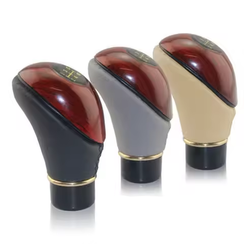 Car Accessories Durable Gear Stick Wooden Universal 5 Speed Lever Gear Knob Car Shift Knob Manual Ge