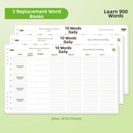 SANNIANERBAN | Ebbinghaus Forgetting Curve Portable Spelling Notebook