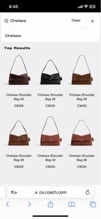 Coach Chelsea 肩背包 30