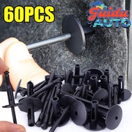 [ MOAuto ] 20/40/60Pcs Car Mudguard Core Rivets - Nylon Fixing Snap Clips - Wheel Arch Bumper Trim C