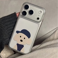 Cute Simple Dog Girl Casing Realme C100 C75X C65 C71 C75 Note 70 C85 Pro 10 Pro 5G 9 Pro+ 50 60 11 4