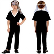 Kids Zoo Keeper Horse Costume - Black Uniform with Mask for Boys & Girls | Halloween & Carnival Part