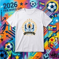 The World Cup [100% Cotton] S-5XL 2026 Fifa World Cup Messi 10 Argentina Soccer Jersey Fan T Shirt M