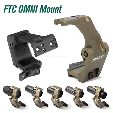 Tactical Metal Unity FTC OMNI Magnifier Mount With FAST QD Lever 2.26" Optical Height Sight Scope Mo