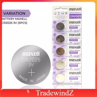 🔥Original Maxell Lithium Cell  Battery CR2025 Remote Battery Watch Battery Super Heavy Duty
