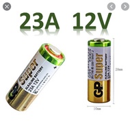 GP ถ่าน Alkaline Battery 12V รุ่น 23A ถ่านกริ่งไร้สาย รีโมตรถยนต์ 23A 23AE A23 E23A (1ก้อน)