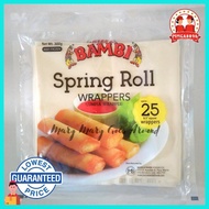 ✁ ◿ Bambi Spring Roll Wrapper 25 pcs Big 8" x 8" lumpia wrapper