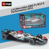 Burago 1:43 Mercedes-Benz W13 F1 Formula Racing Model Car Model