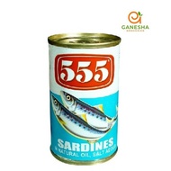 555 Sardines Natural Oil 155g