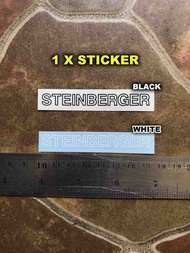 CE GITAR STEINBERGER STICKER TEMPEL BODY NECK HEADSTOCK ELEKTRIK