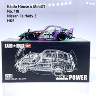 Kaidohouse x MiniGT No.118 Nissan Fairlady Z HKS Mini Car Diecast