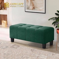 M Concept NOLA 3FT Stool Bench Chair # Modern Stool - Green/Brown/Light Grey/Blue/Beige