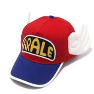 QVPYP สีลูกอมสี หมวกเบสบอล Arale ปีกนางฟ้า ปรับได้ปรับได้ หมวกแก๊ป Dr. slump แฟชั่นสำหรับผู้หญิง สแน็ปแบ็ค หมวกพิมพ์ลาย Arale เด็กผู้ใหญ่และเด็กของขวัญ