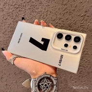 Simple Lucky No. 7 Exquisite High-End Trendy Shock-resistant Phone Case Suitable for Samsung S25PLUS