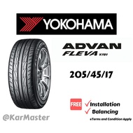 205/45/17 Yokohama Advan Fleva V701 (With Installation)