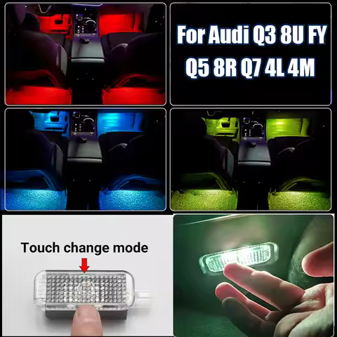 Car Footwell Lights For Audi Q3 8U FY Q5 8R Q7 4L 4M 2012 2013 2014 2015 2016 2017 2018 2019 2020 20